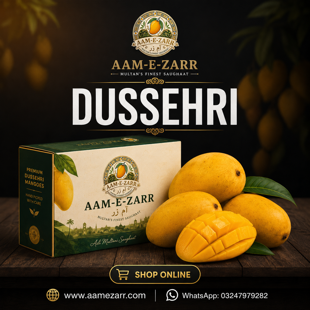 Multani Premium Dussehri Mangoes | Aam e Zarr